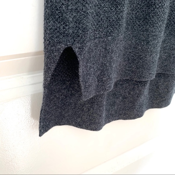 American Eagle Outfitters Waffle Knit Gray Sweater - Picture 4 of 4